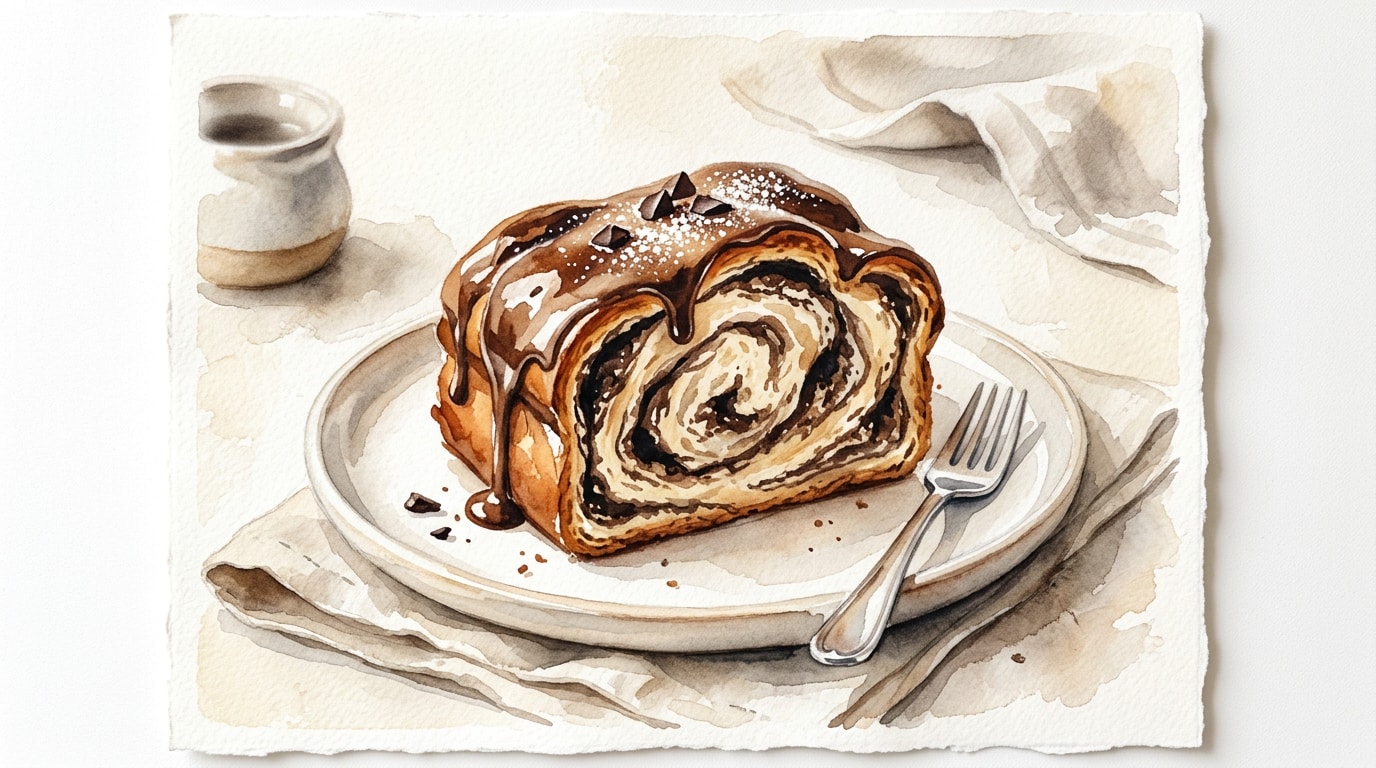 Mocha Swirl Babka with Espresso Icing