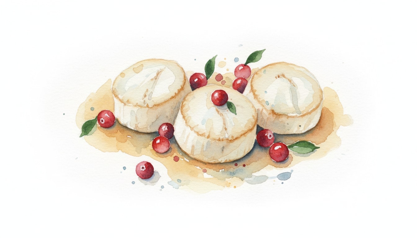 Monkfish Medallions with Cranberries