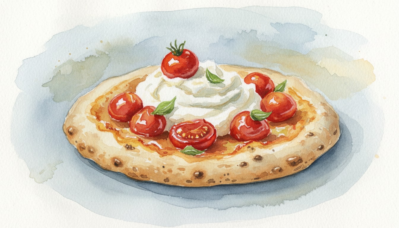 Montanare with Whipped Baked Ricotta and Confit Tomatoes