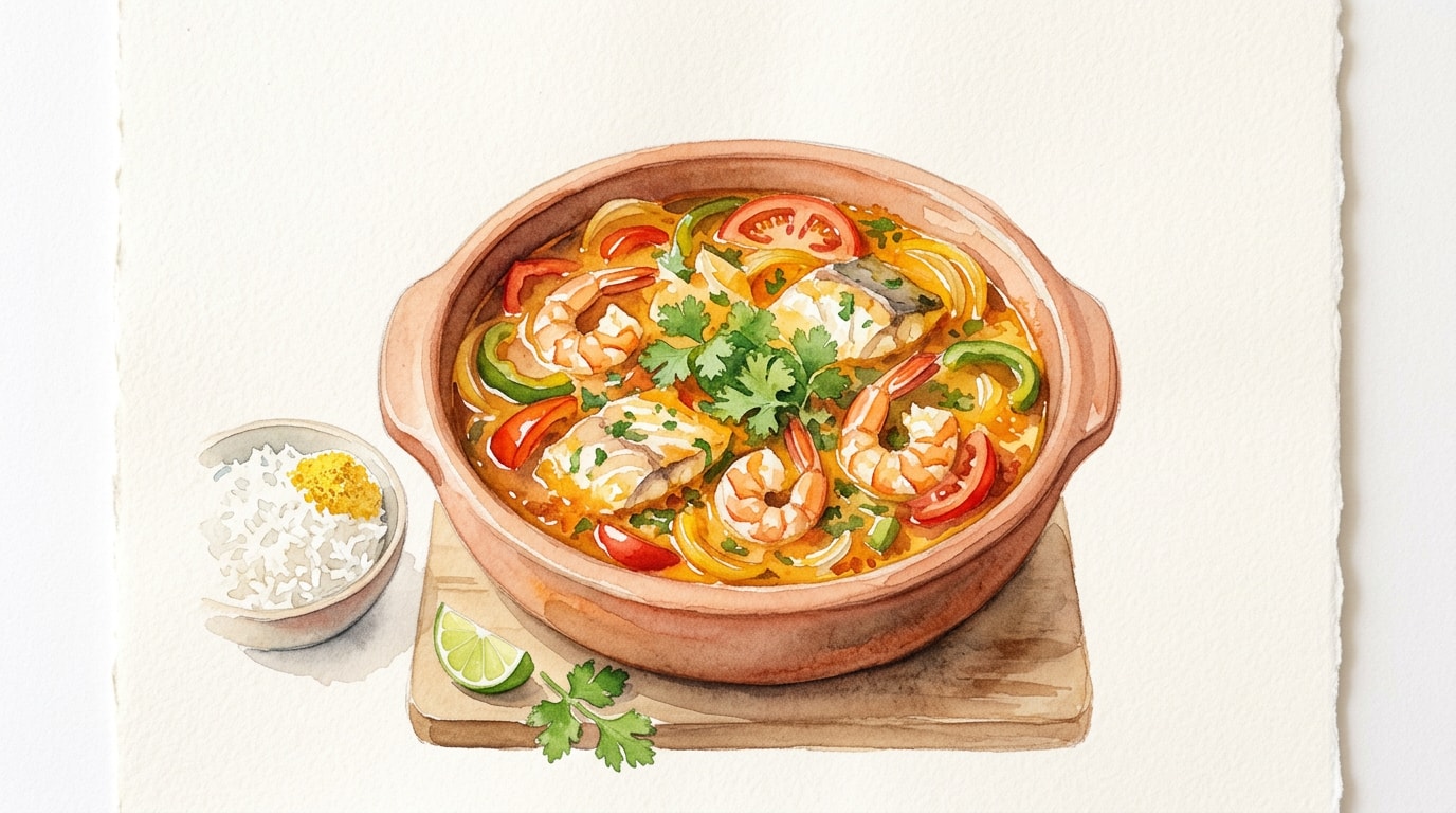 Moqueca Baiana (Brazilian Fish and Prawn Stew)