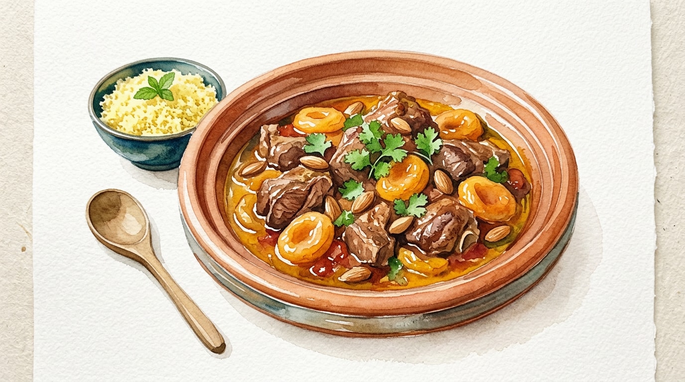 Moroccan Lamb and Apricot Tagine