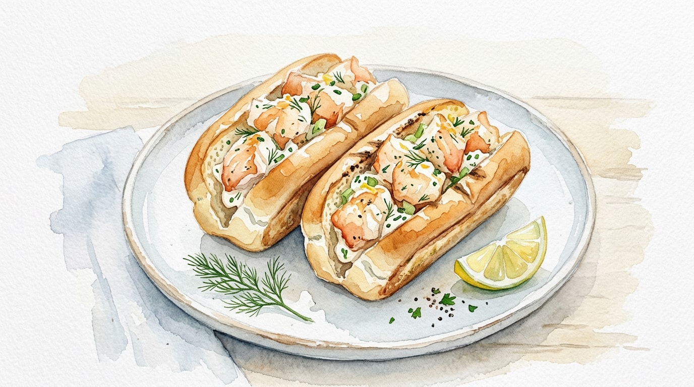 New England Style Monkfish Rolls