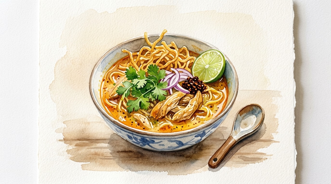 Northern Thai Chicken Khao Soi