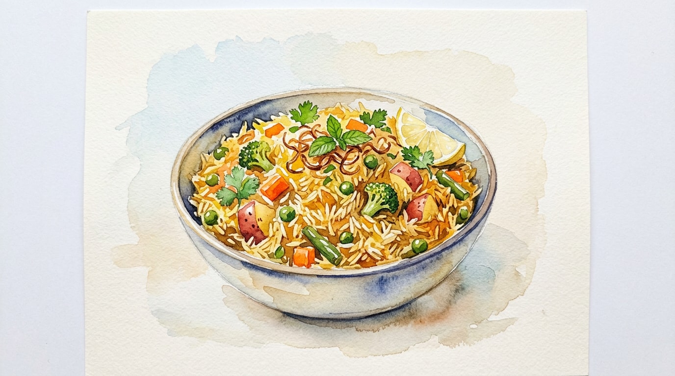 One-Pot Vegetable Biryani