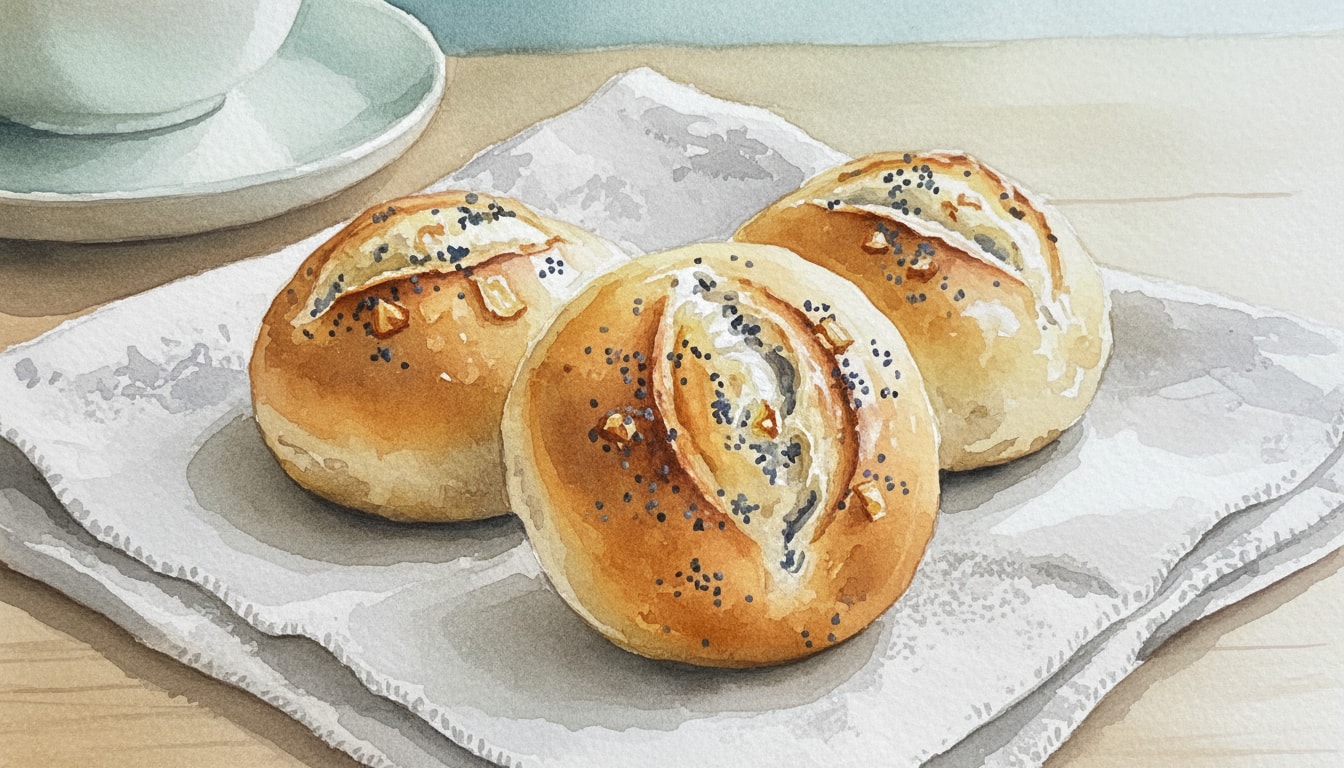 Onion Poppy Seed Rolls