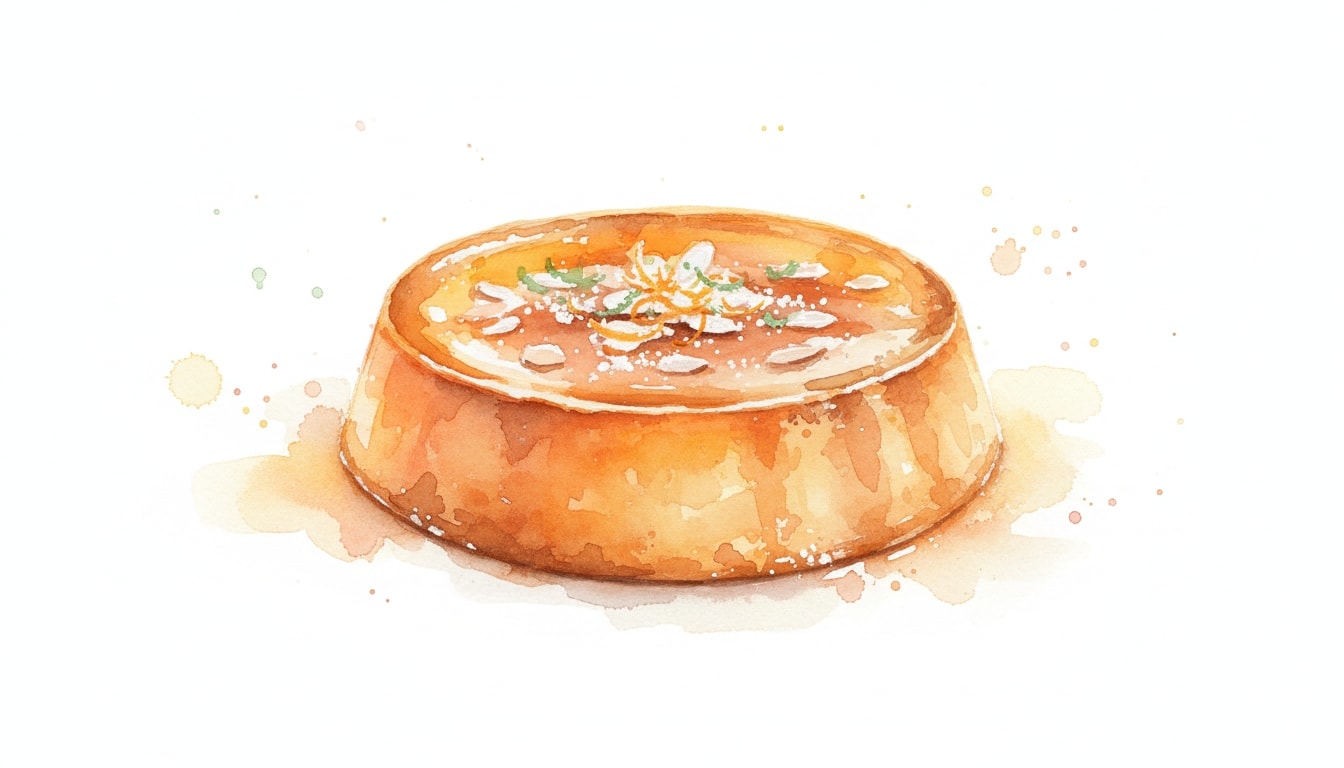 Orange-Almond Flan
