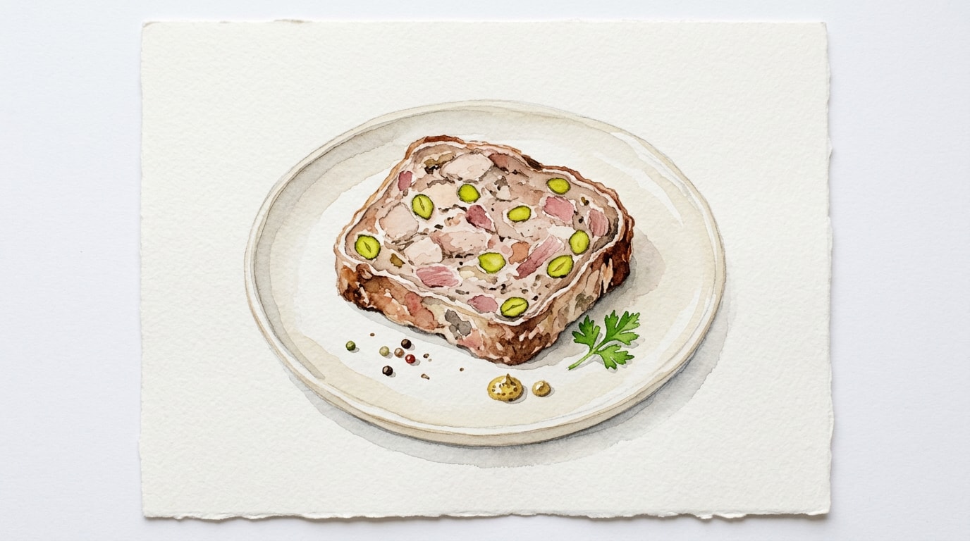 Pâté de Campagne with Veal, Ham, and Pistachios