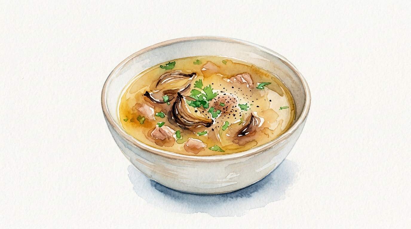 Pakistani-Style Smoked Onion Yakhni