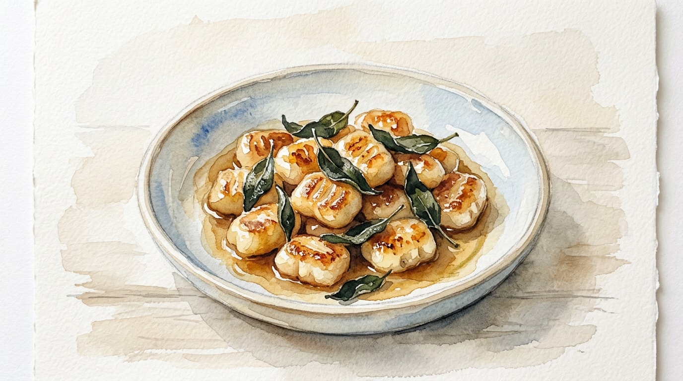 Pan-Fried Gnocchi with Brown Butter and Crispy Sage