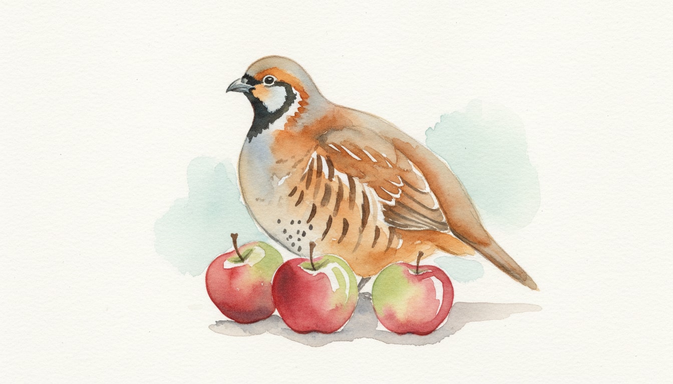 Partridge With Apples