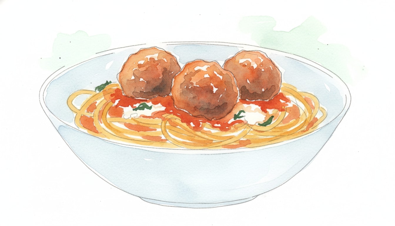 Pasta With Meatballs