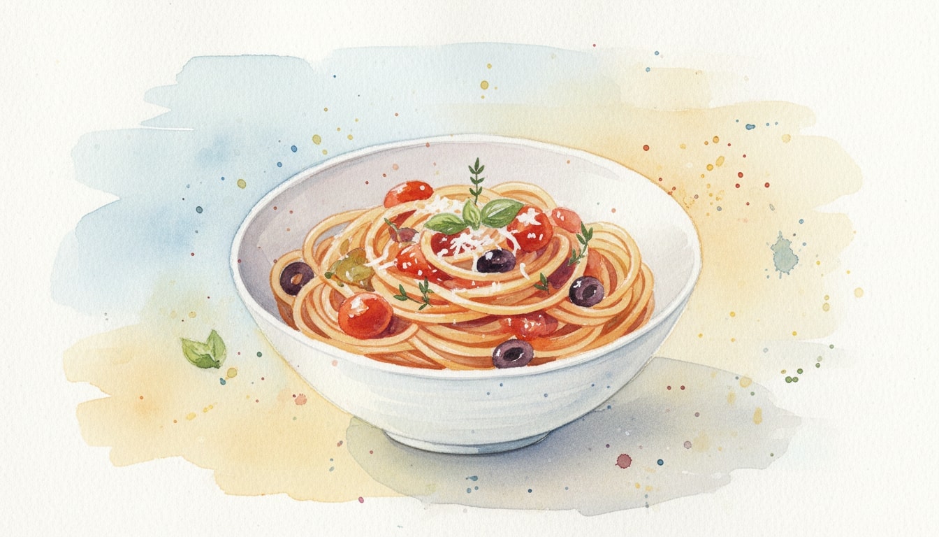 Pasta With Tomato Sauce Provencal