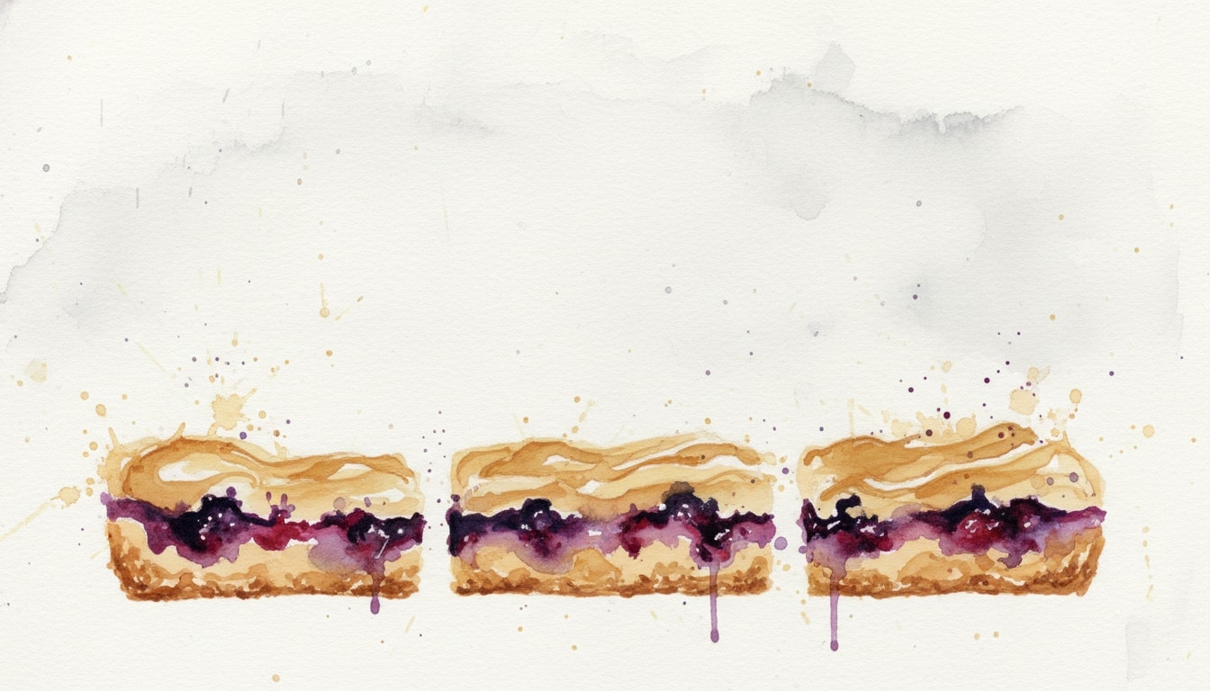 Peanut Butter Blackberry Bars