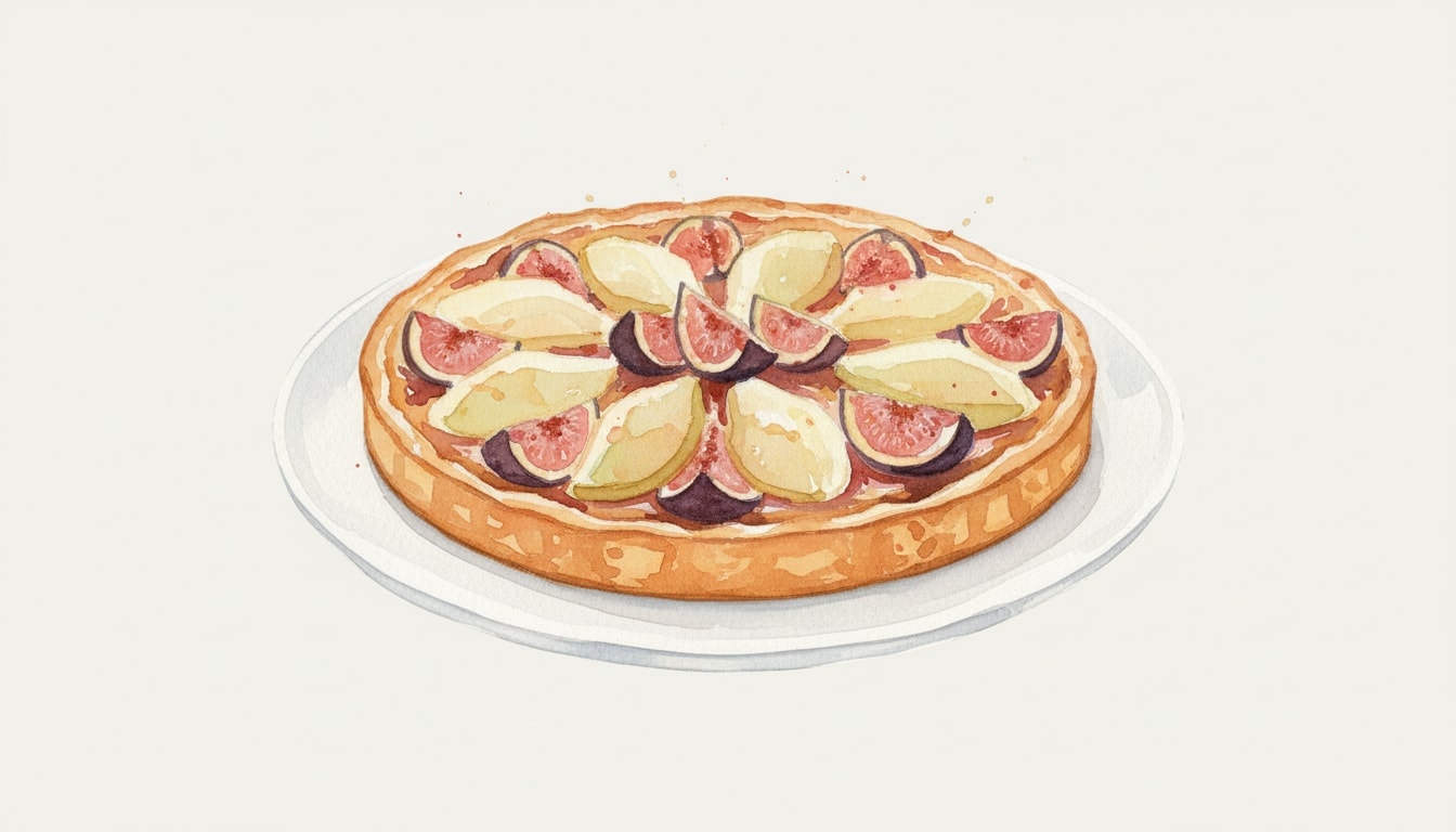 Pear and Fig Tart