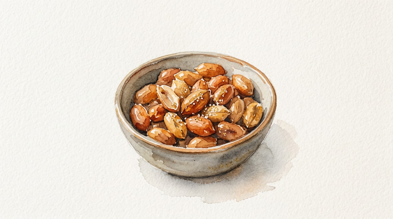 Perfectly Roasted Salted Peanuts