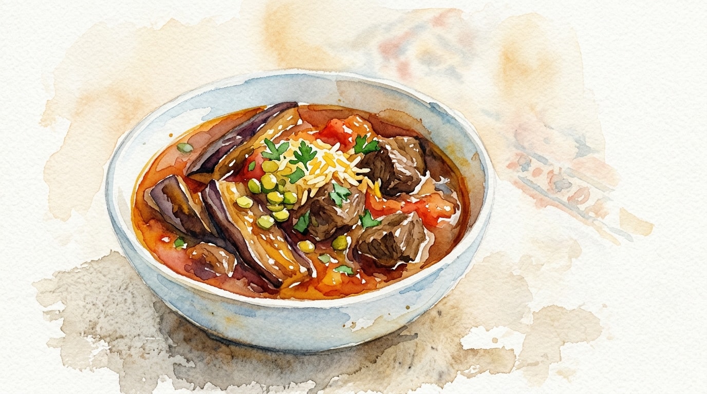 Persian Beef and Eggplant Stew (Khoresh Bademjan)