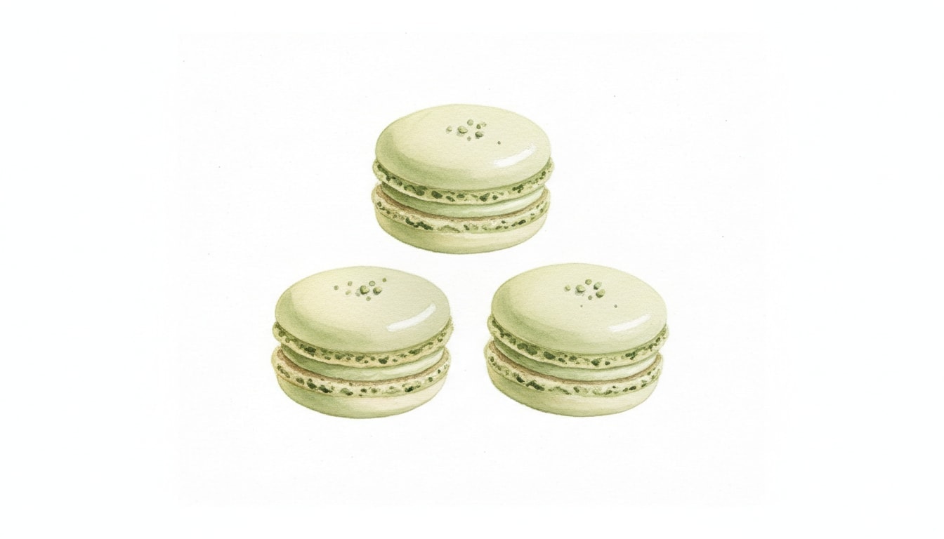 Pistachio Macarons