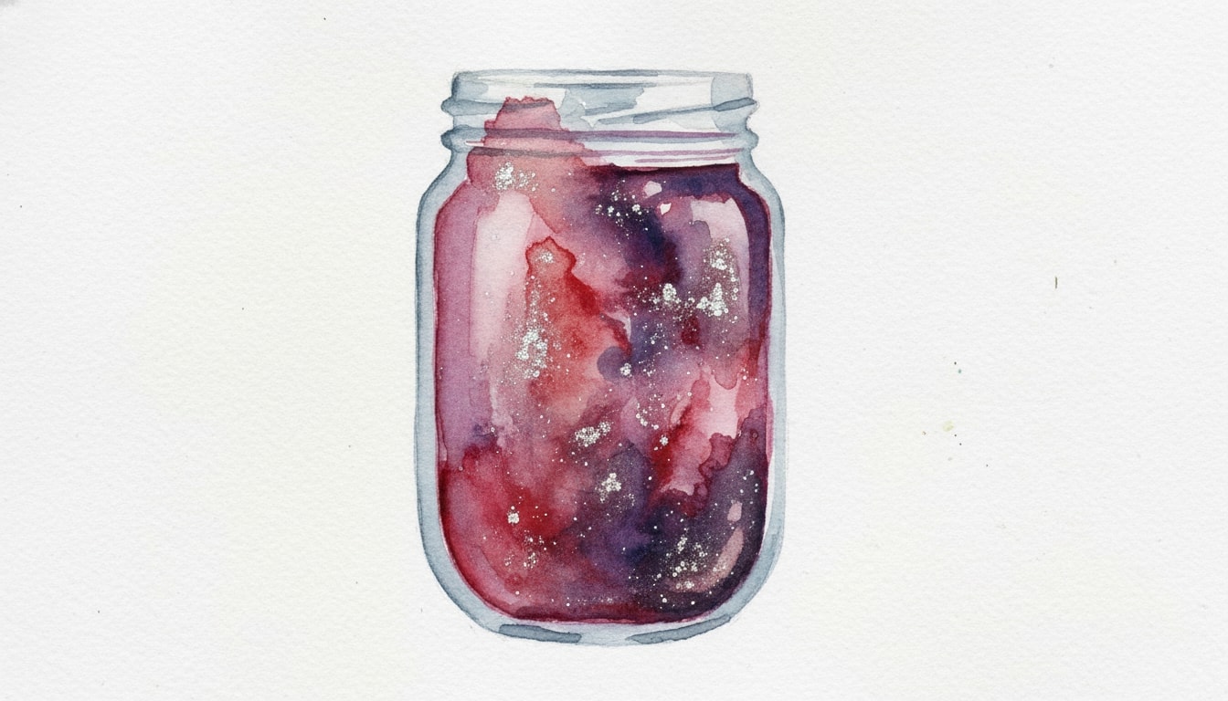 Plum Glitter Jam