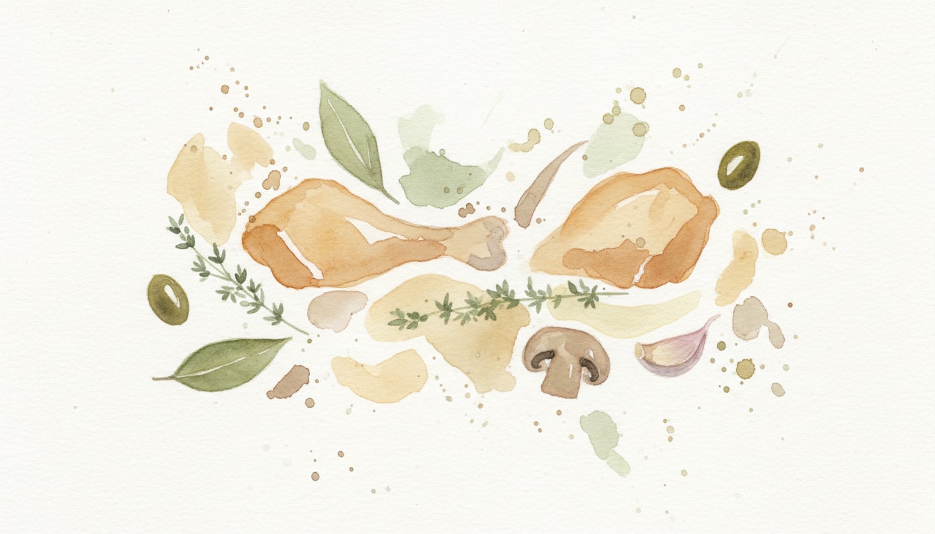 Pollo alla Cacciatora in Bianco