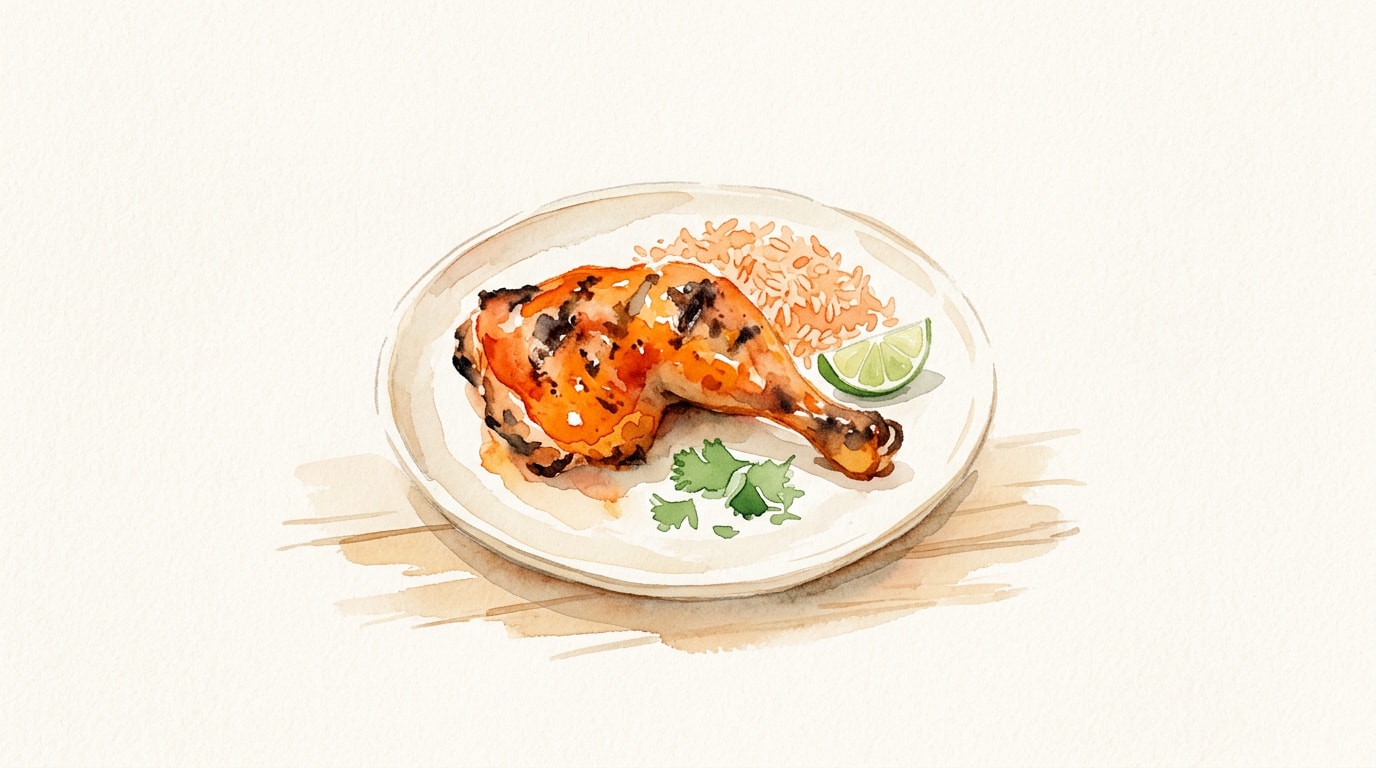 Pollo Asado con Achiote (Mexican Grilled Chicken)