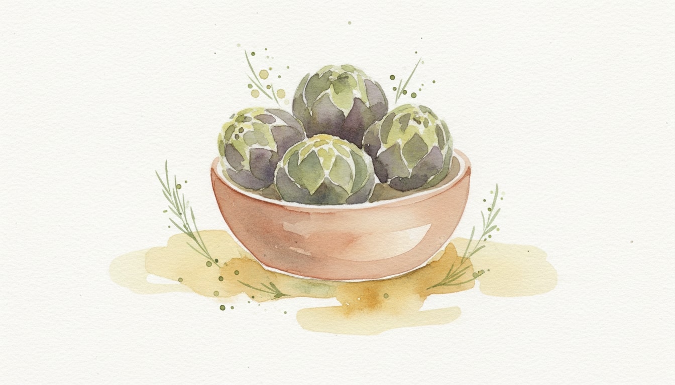 Pot-Roasted Artichokes With White Wine