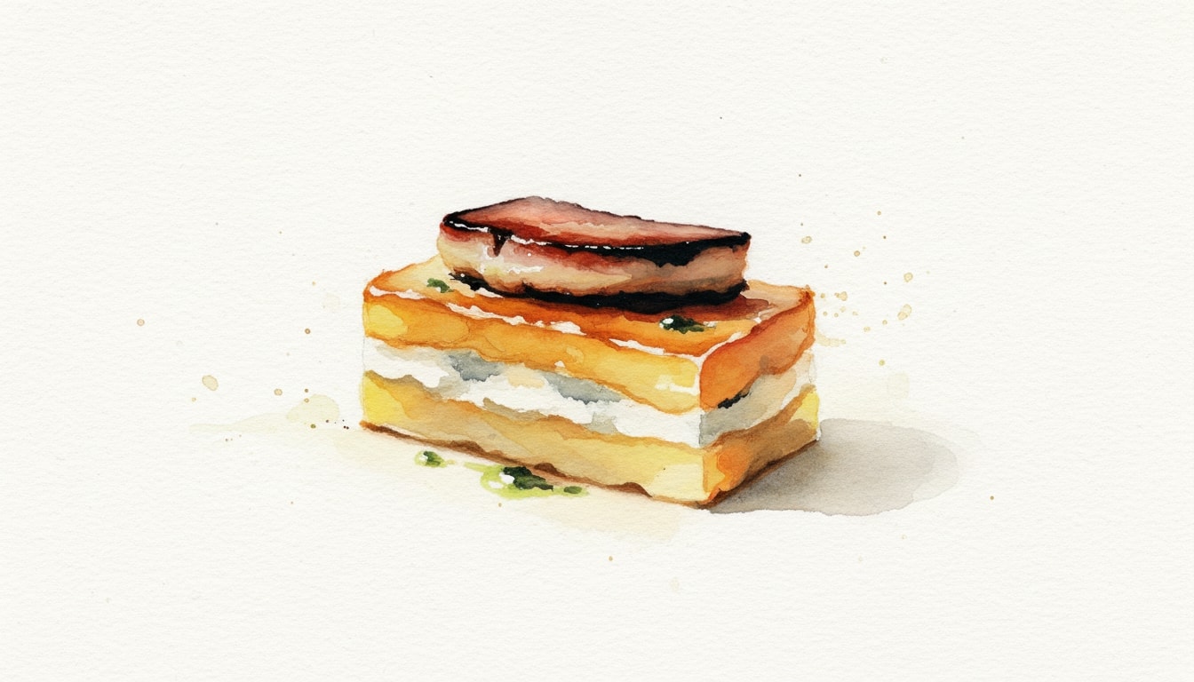 Potato and Goat Cheese Terrine Rossini