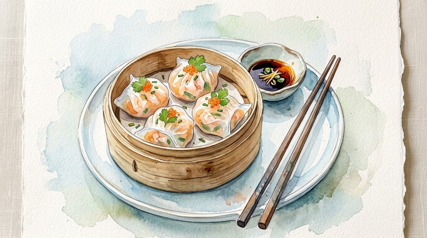 Prawn and Crab Crystal Dumplings