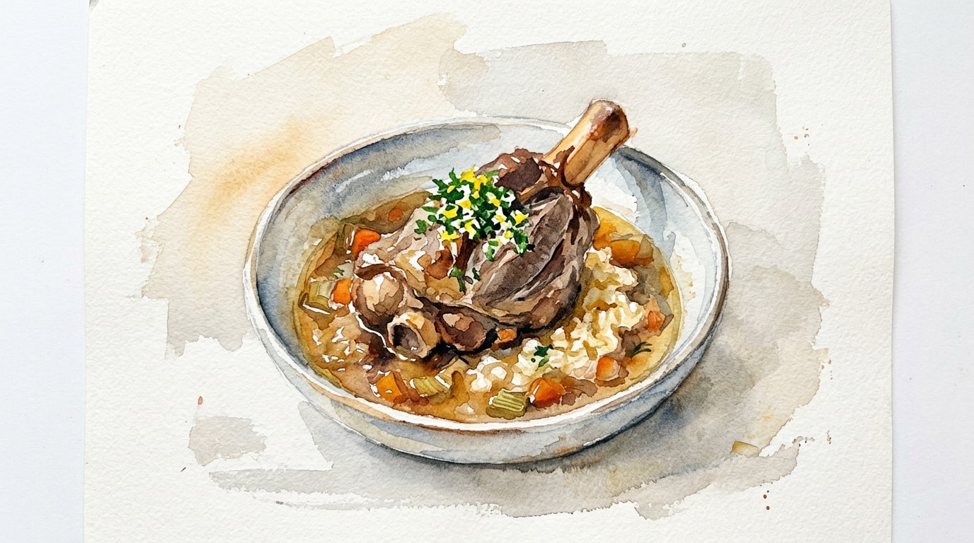 Pressure Cooker Braised Veal Shanks