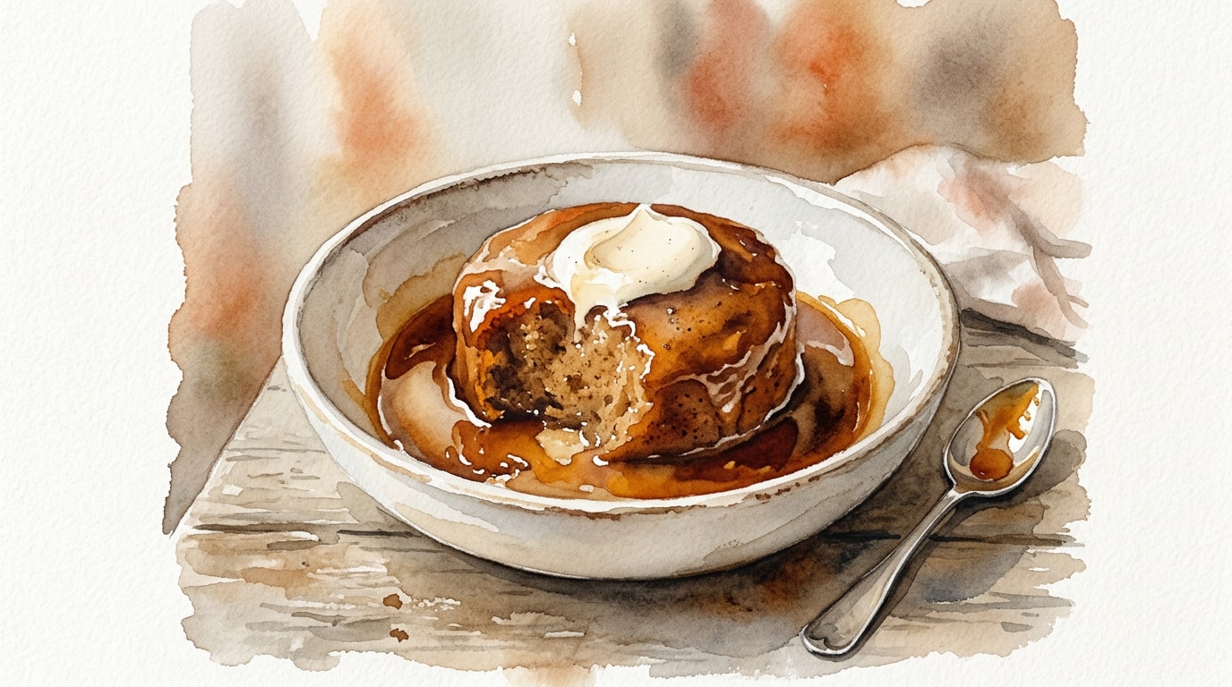 Pumpkin Spice Sticky Toffee Self-Saucing Pudding