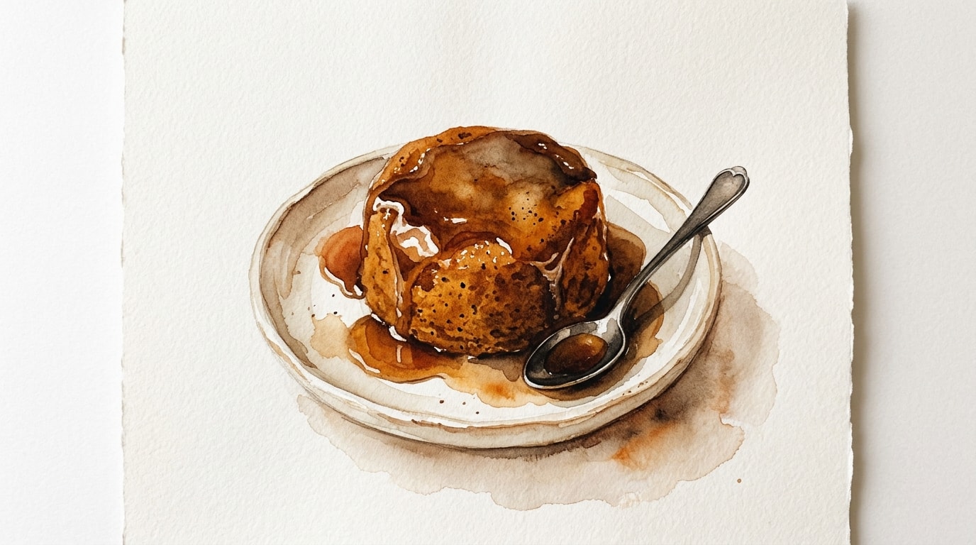 Pumpkin Spiced Sticky Toffee Self-Saucing Pudding