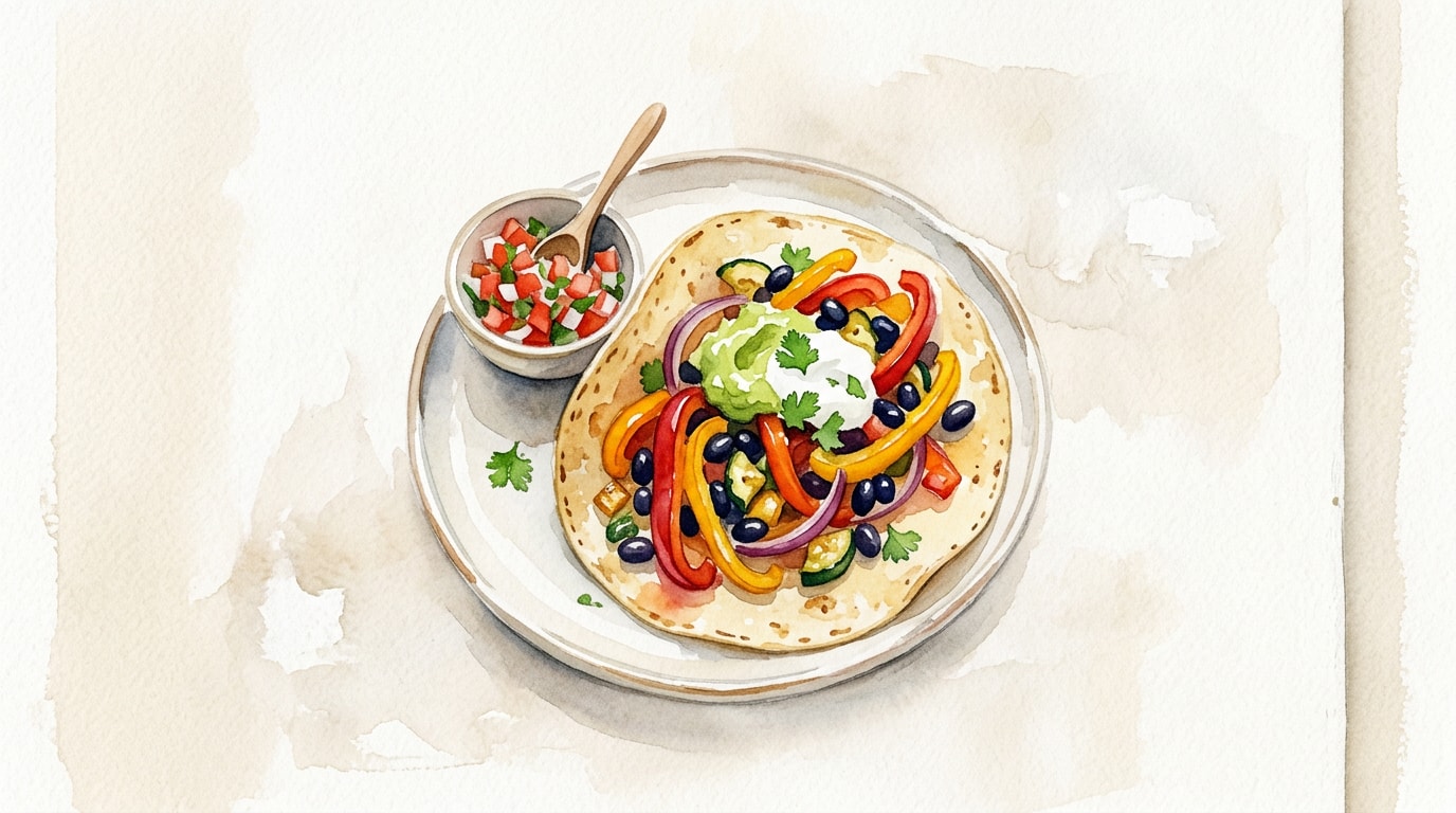 Quick And Easy Vegetarian Fajitas