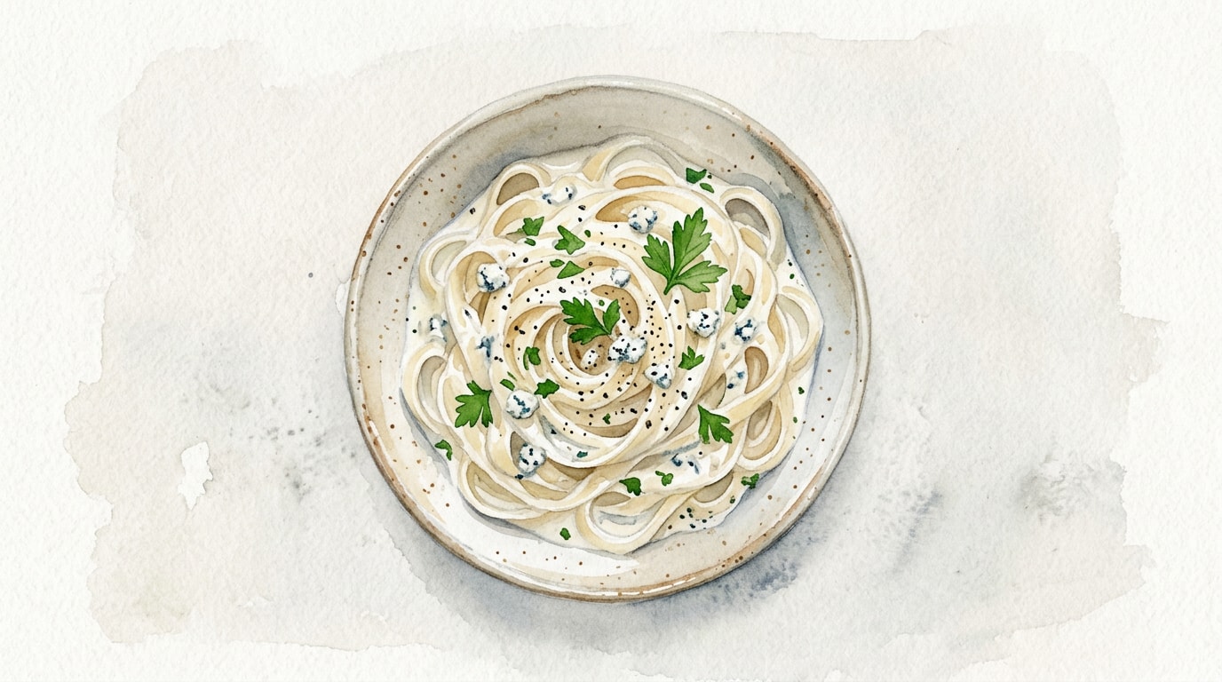 Quick Buttermilk Gorgonzola Pasta