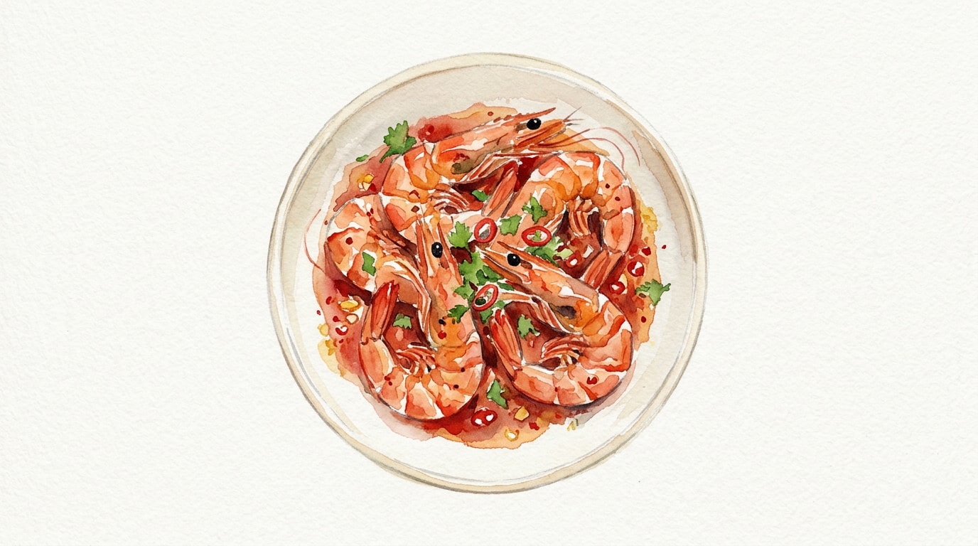 Quick Garlic and Chilli Tomato Jumbo Prawns