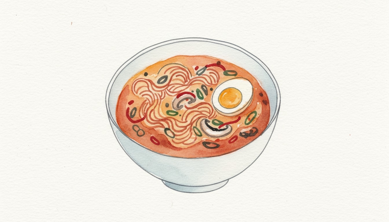Quick Hot and Sour Noodles