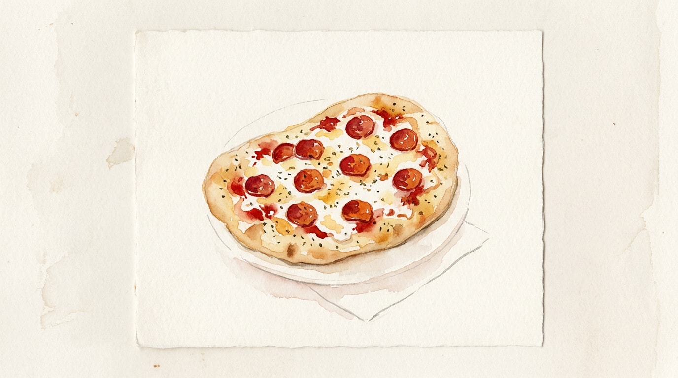 Quick Pepperoni Flatbread Pizza