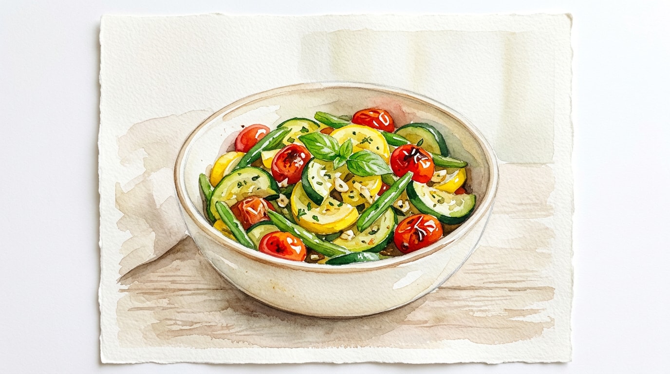 Quick Sautéed Summer Vegetables