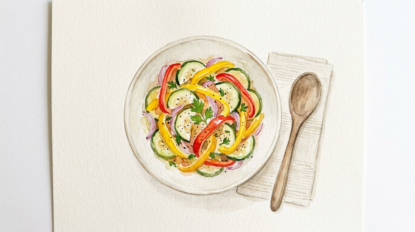 Quick Sautéed Zucchini and Pepper Medley