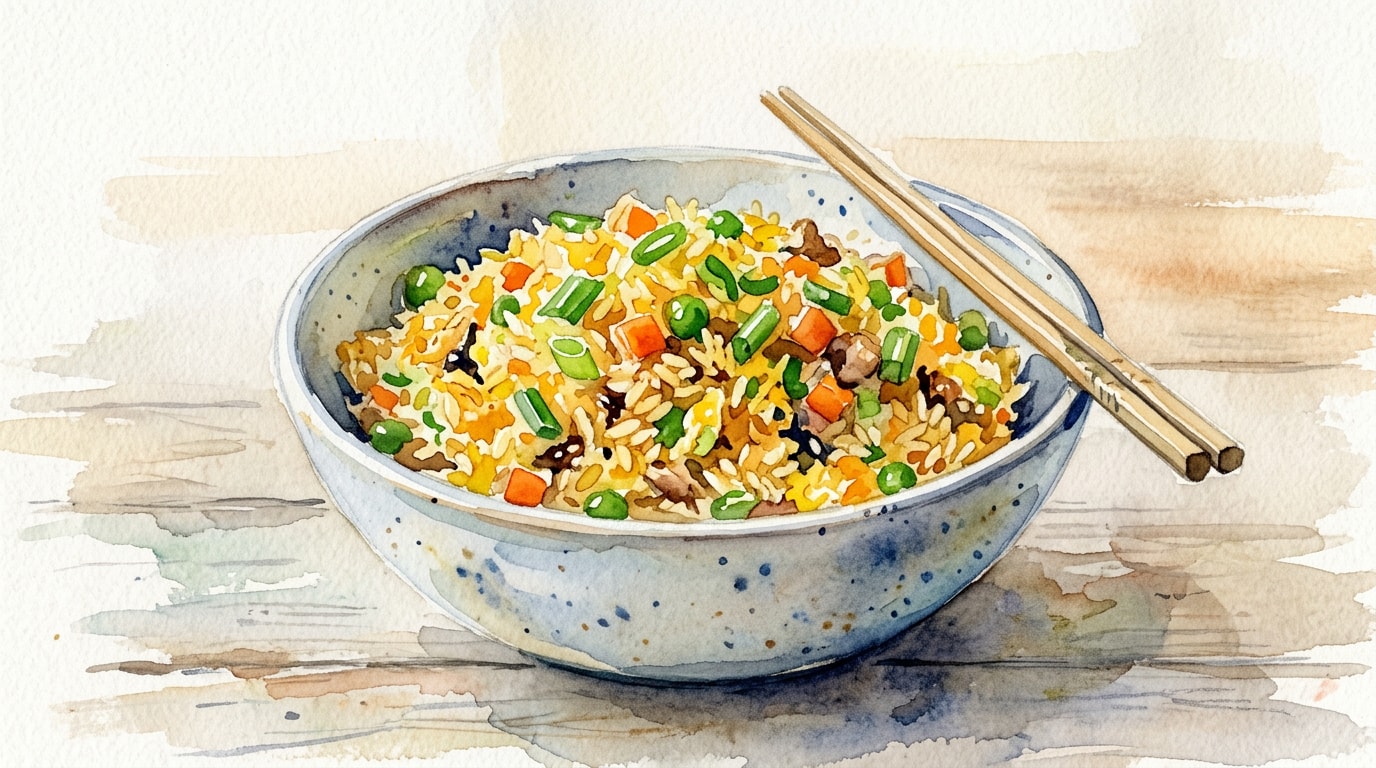 Quick Stir Fried Rice