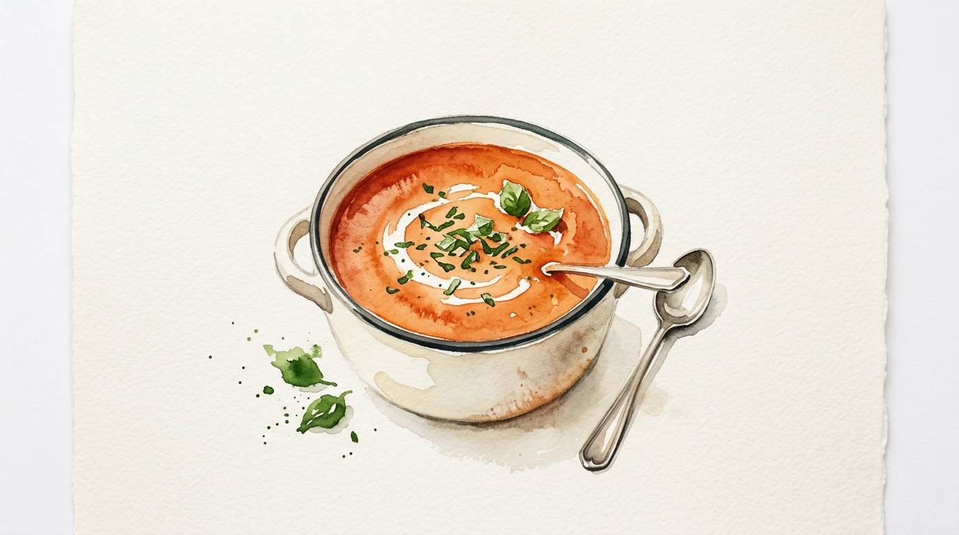 Quick Tomato Basil Soup
