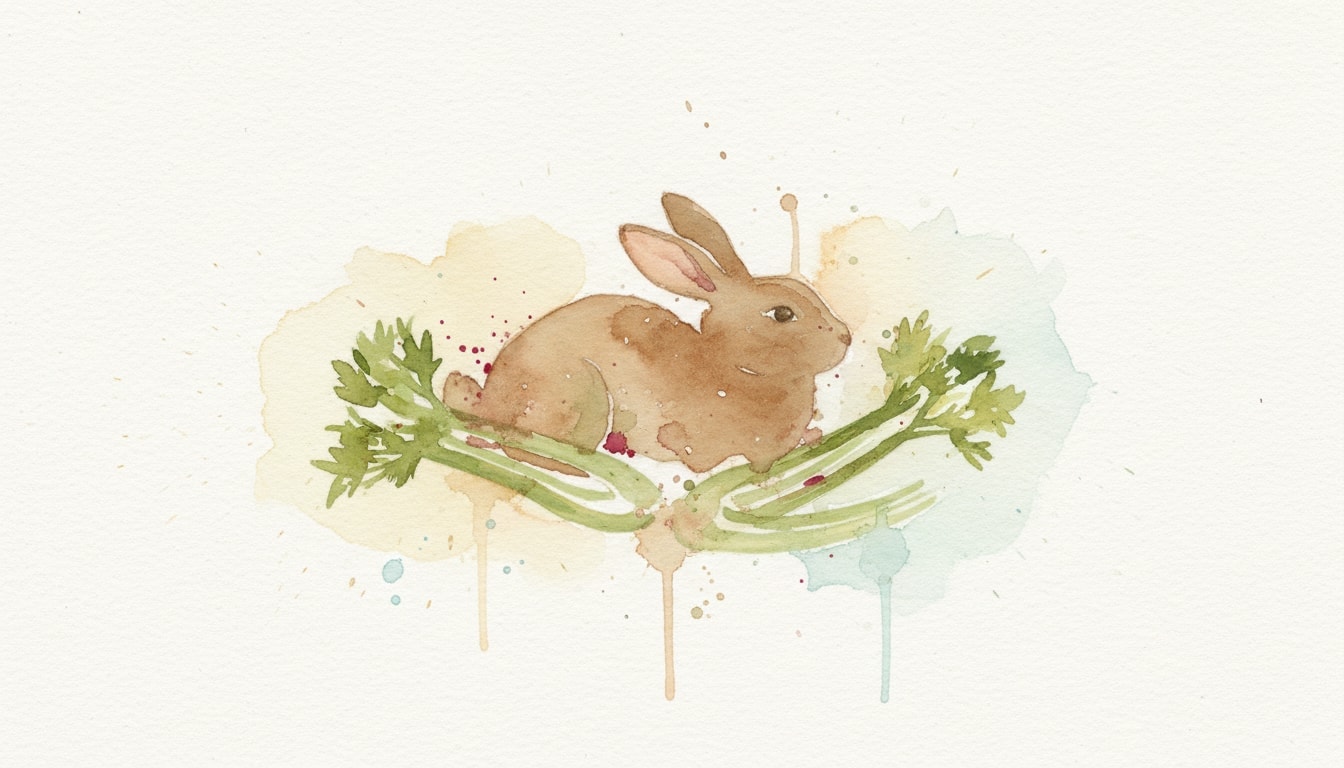 Rabbit Braised with Celery