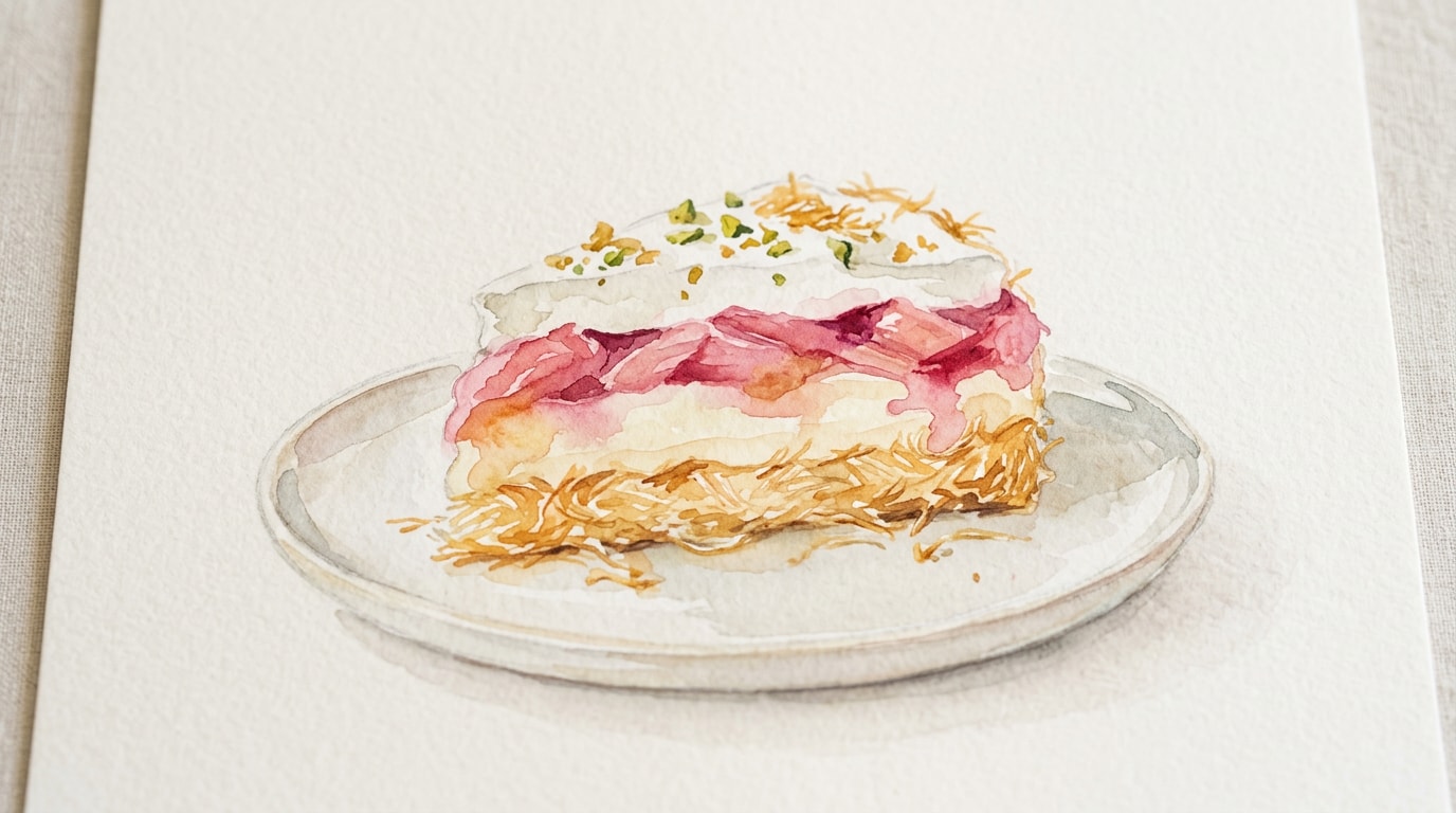 Rhubarb Ekmek Kataifi