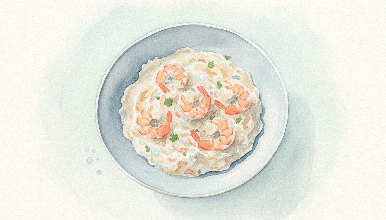 Risotto with Coconut Milk and Shrimp
