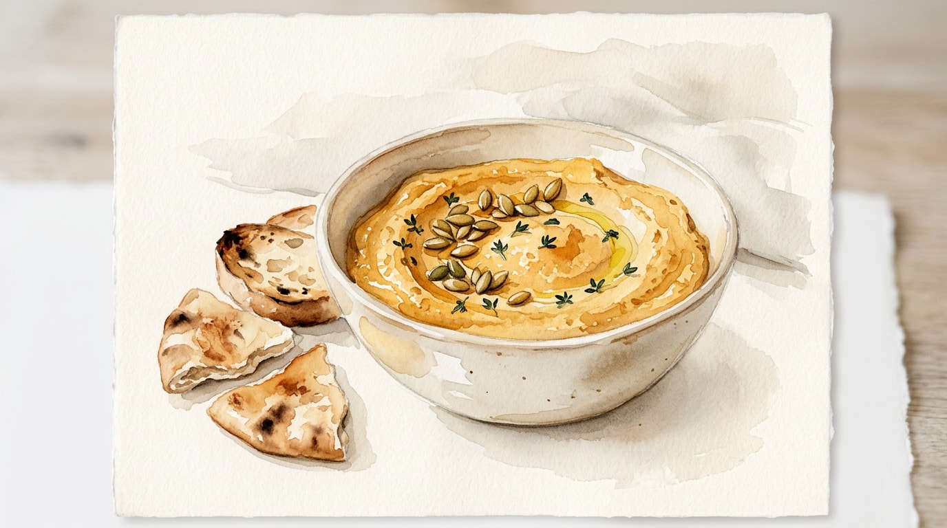 Roasted Butternut Squash and Garlic Dip