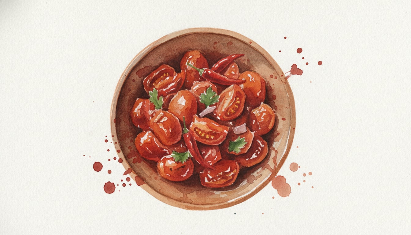 Roasted Tomato and Arbol Chili Salsa