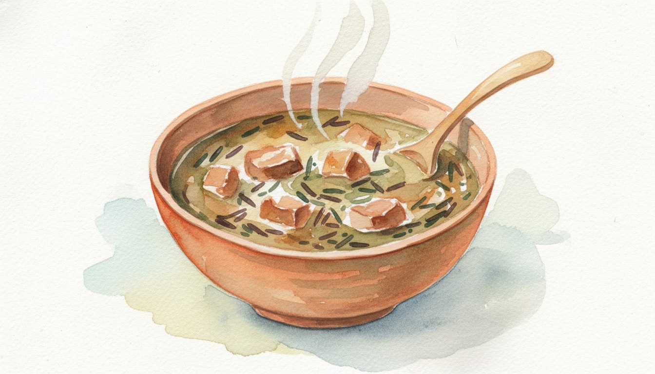 Rustic Duck and Wild Rice Soup