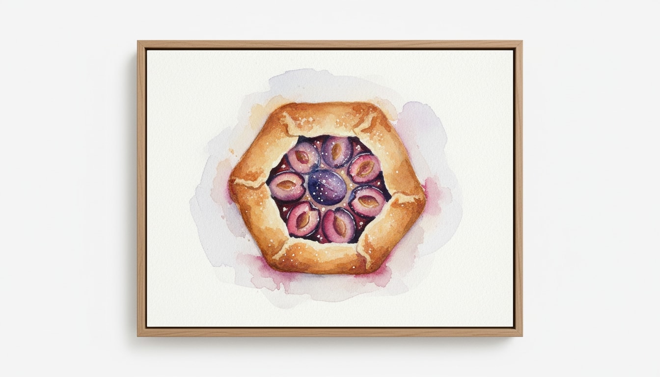 Rustic Plum Crostata