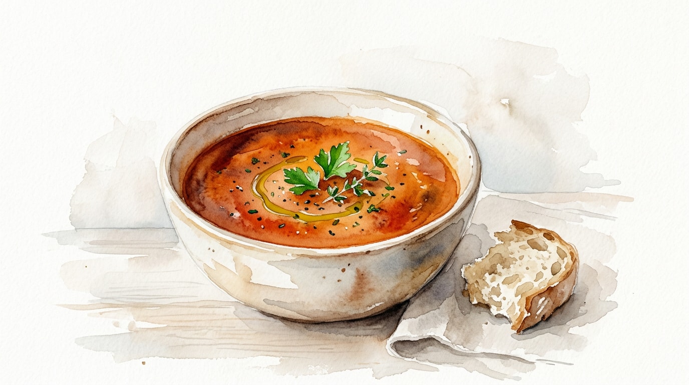 Rustic Roasted Canned Tomato Soup