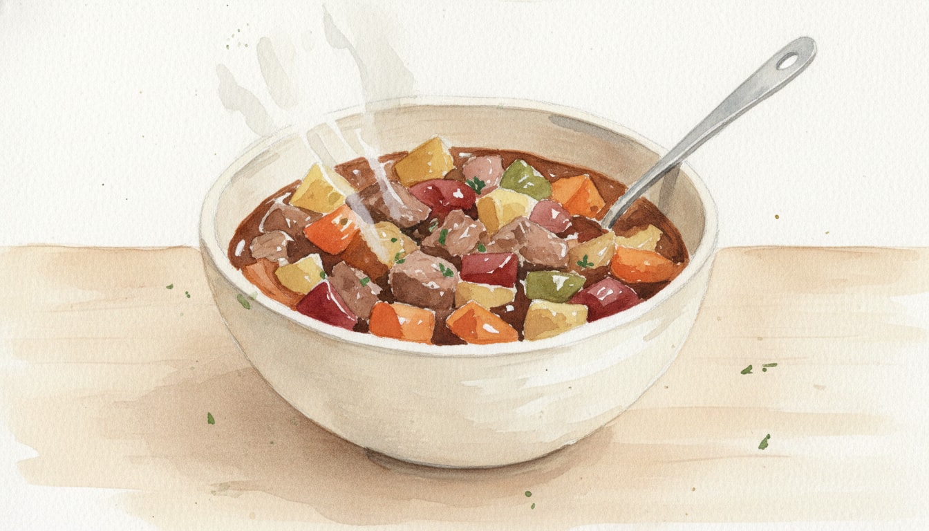 Rustic Slow-Cooker Lamb and Root Vegetable Stew