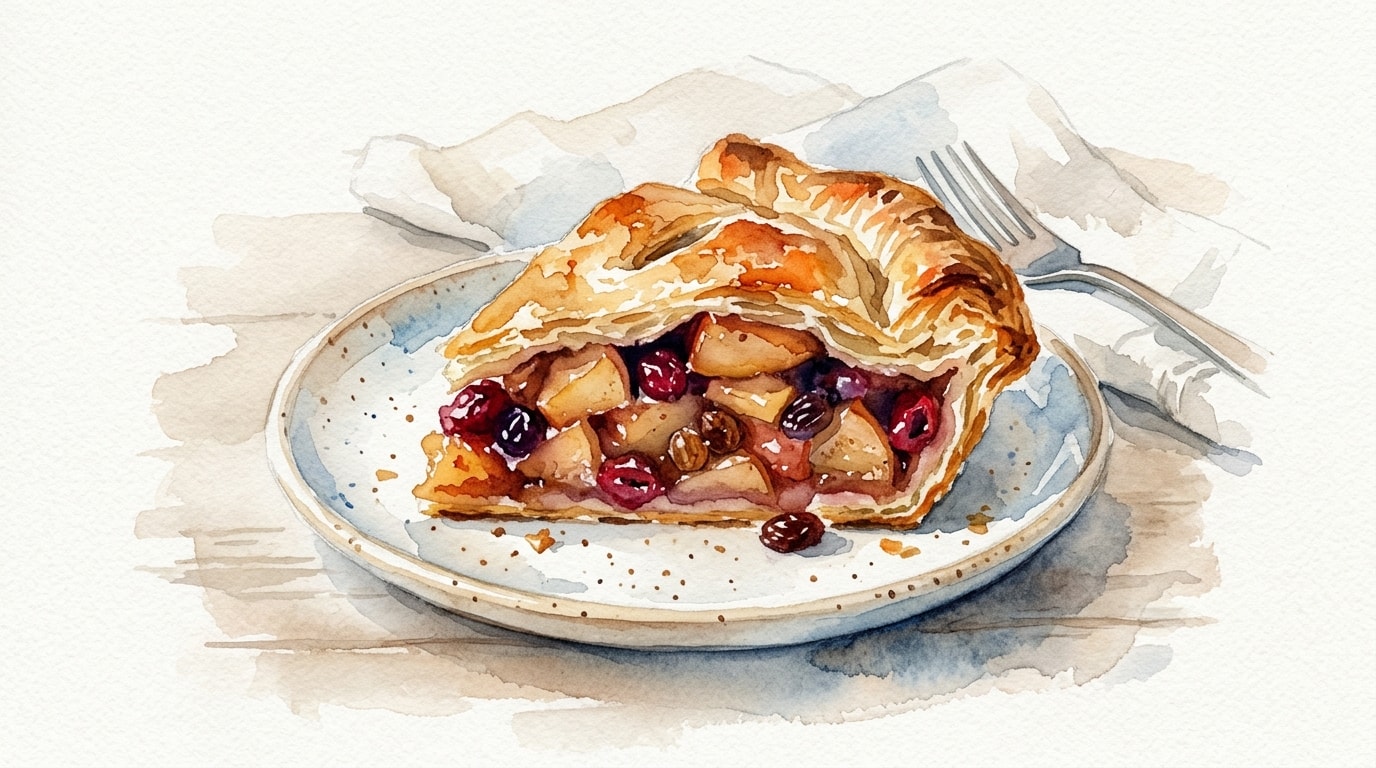 Rustic Winter Fruit En Croute