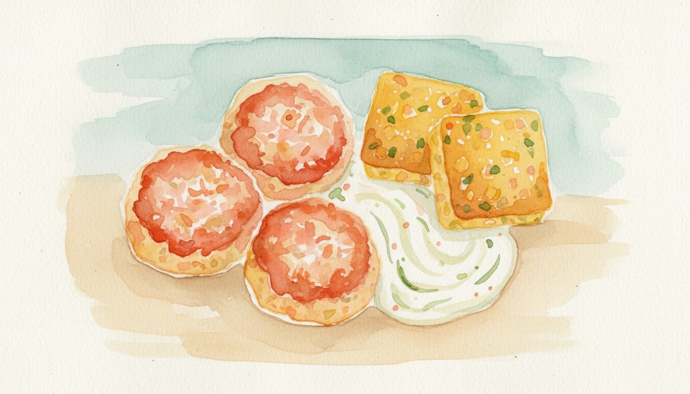 Salmon and Corn Cakes With Jalapeño Mayonnaise